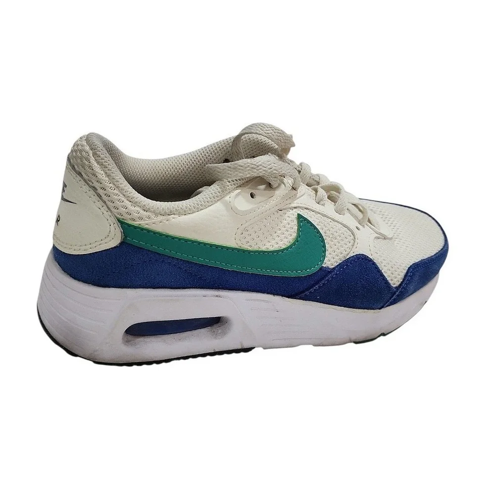 Nike Air Max SC Sneakers Women Size 7 White Blue Green Athletic Retro Streetwear